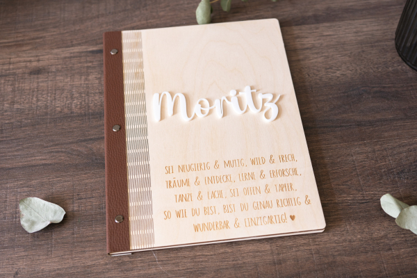 Zeugnismappe mit Personalisierung